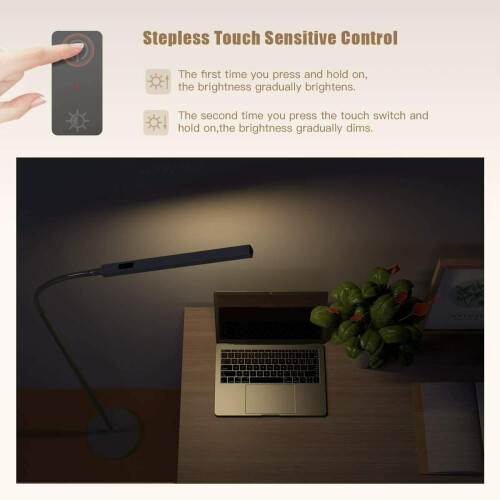 Floor Lamp,LED Standing Floor Lamp with Timer,Gooseneck Touch Control 1