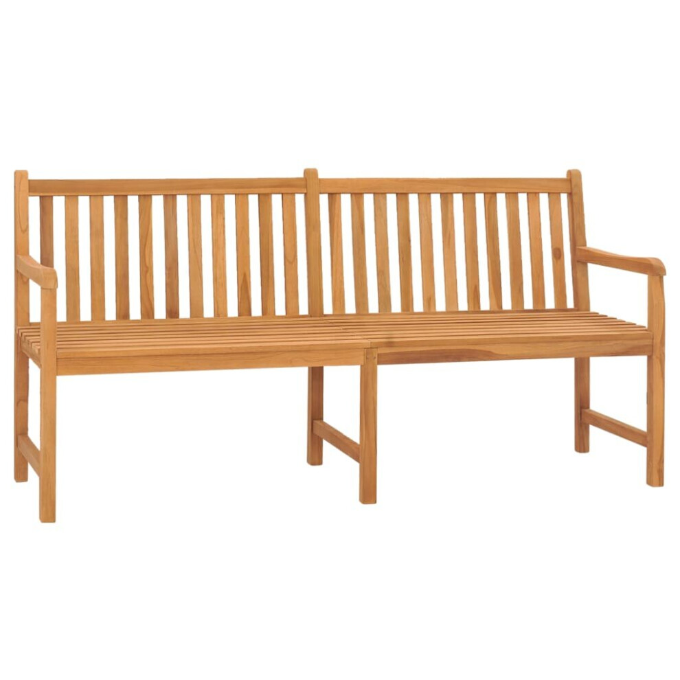 vidaXL Solid Teak Wood Garden Bench Wooden Bench Outdoor Terrance Seating