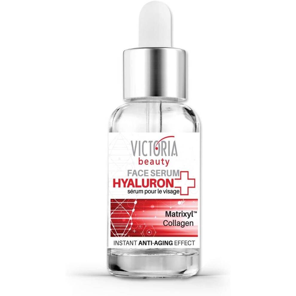 Victoria Beauty Hyaluron+ Day And Night Face Serum With Hyaluronic Acid, Collagen, And Matrixylâ¢ Â The Best Anti-Aging And Anti-Wrinkle