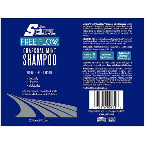 Luster's SCurl Free Flow fasznmenta sampon 2