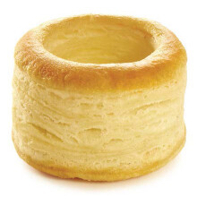 Pidy Round Bouchée Vol-au-Vent Shells 4.5 cm, Crispy, Ready-to-Fill, 72 Pieces (1x72)