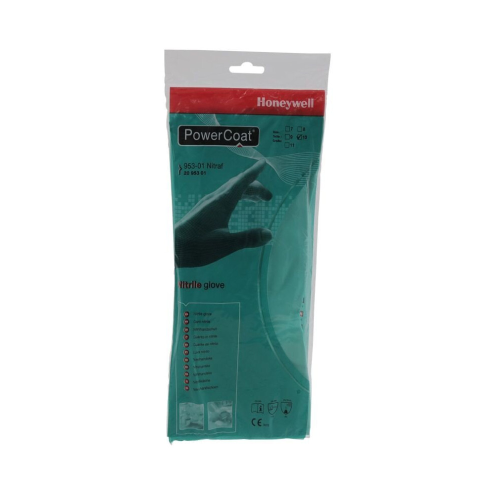 Honeywell PowerCoat Nitrile Gloves Size 10 10's