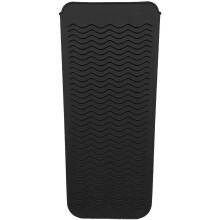 Heat Resistant Silicone Mat Pouch for Hair Straightener, Flat Iron, Curling Iron, Hot Hair Tools, Multifunctional Silicone Curling Iron Heat Shield