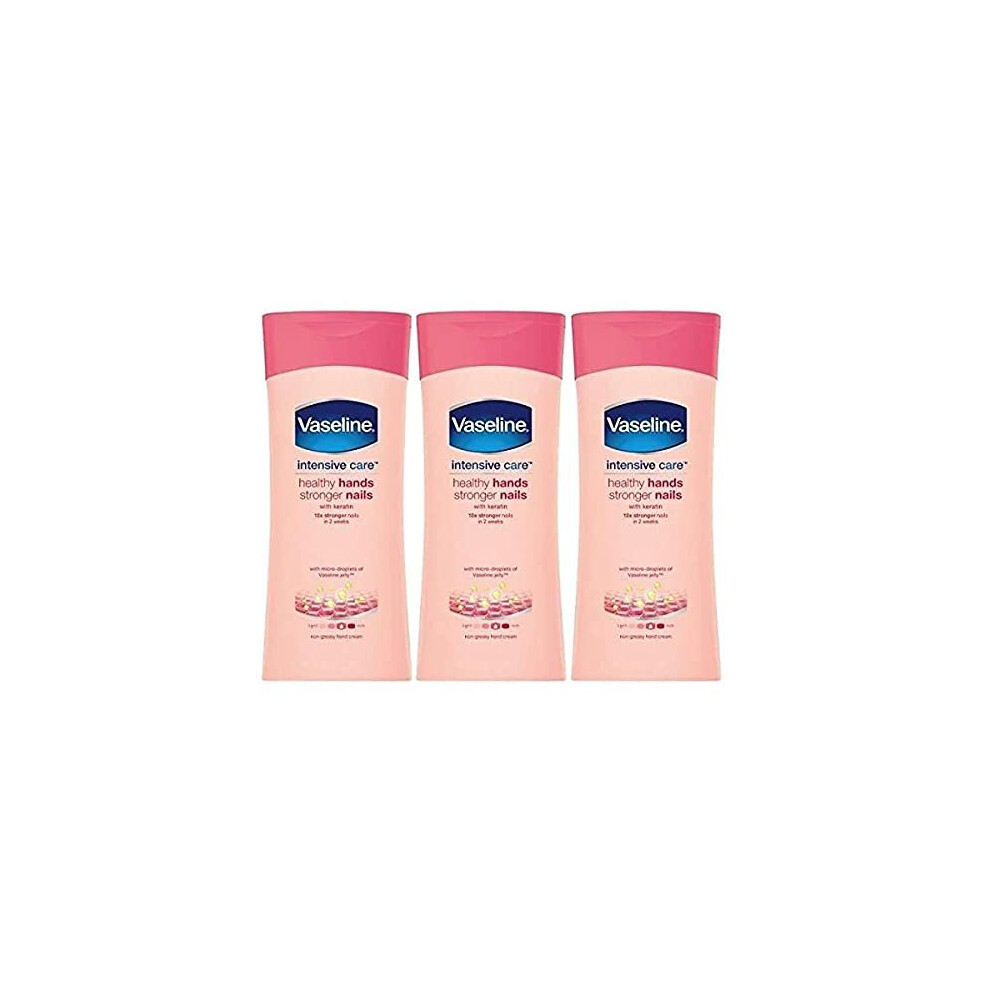 3 x Vaseline Intensive Care Hand Cream - Hand & Nail - 200 ml