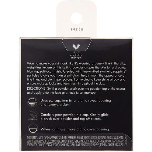 e.l.f. e.l.f. Halo Glow Soft Focus Setting Powder, Σαπούνι Χωρίς Λάμψη, Λειαίνει Πόρους & Γραμμές, Μεσαίο 1