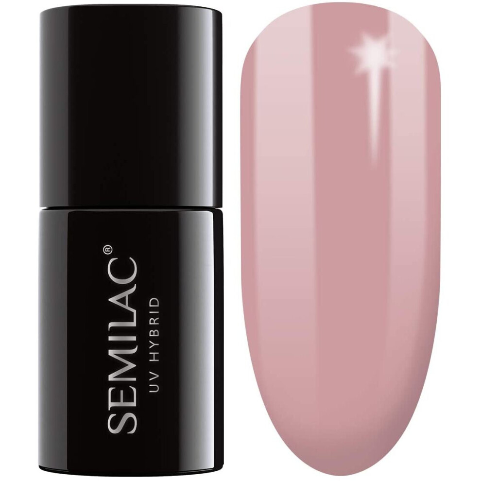 Semilac Gel Nail Polish | Long Lasting And Easy To Apply | Perfect For Home And Professional Manicure And Pedicure - 136 Creamy Muffin Uv Gel Nail