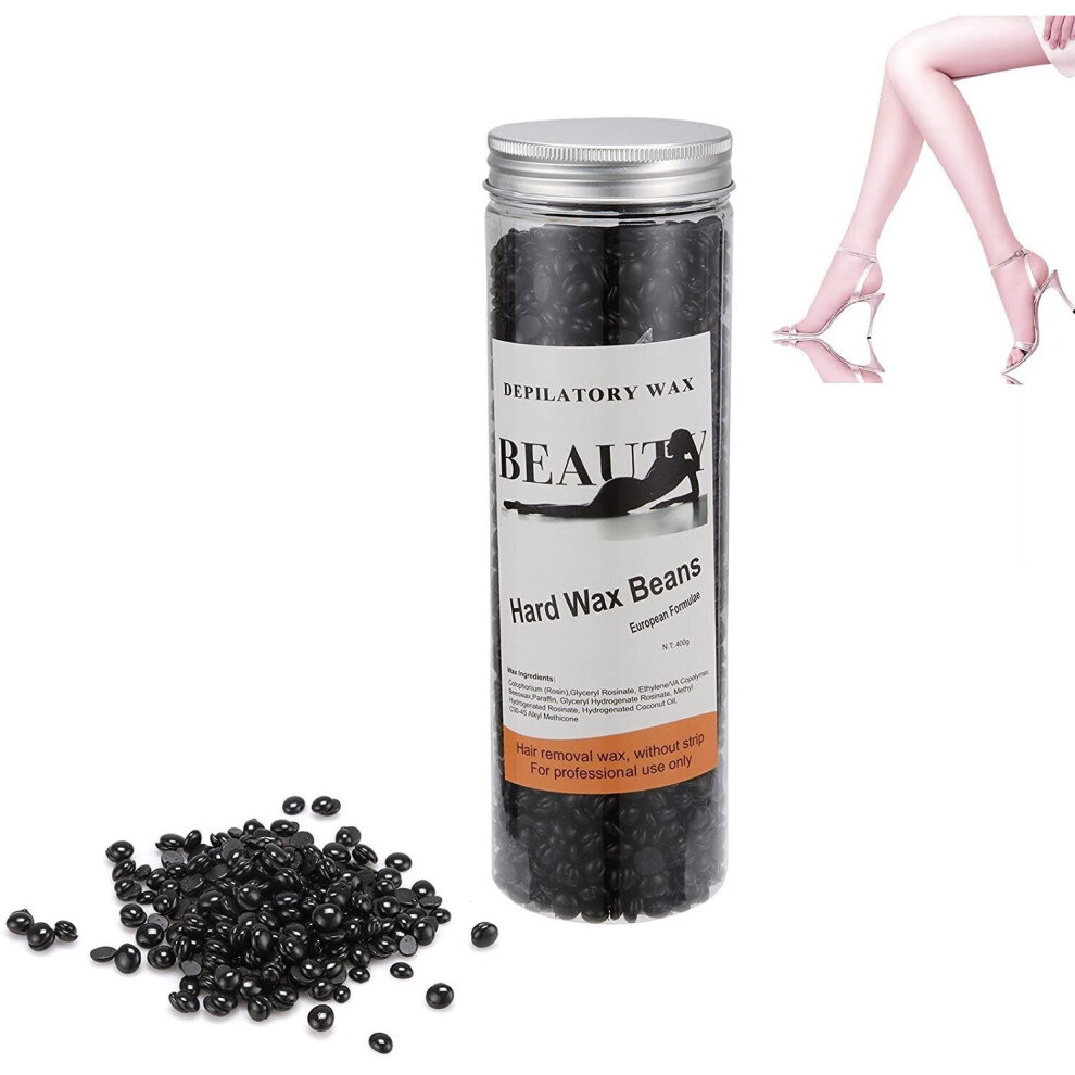 Black Anmas Home No Strip Hair Removal Hard Wax Beans Depilatory For Man And Woman For Men & Women