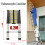 6.2M Portable Heavy Duty Aluminium Telescopic Steps Ladder Extendable 2