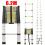 6.2M Portable Heavy Duty Aluminium Telescopic Steps Ladder Extendable 3