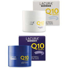 Aldi Lacura Q10 Renew Day & Night Moisturising Face Creams SPF20 - Anti-Wrinkle & Anti-Aging 50ml