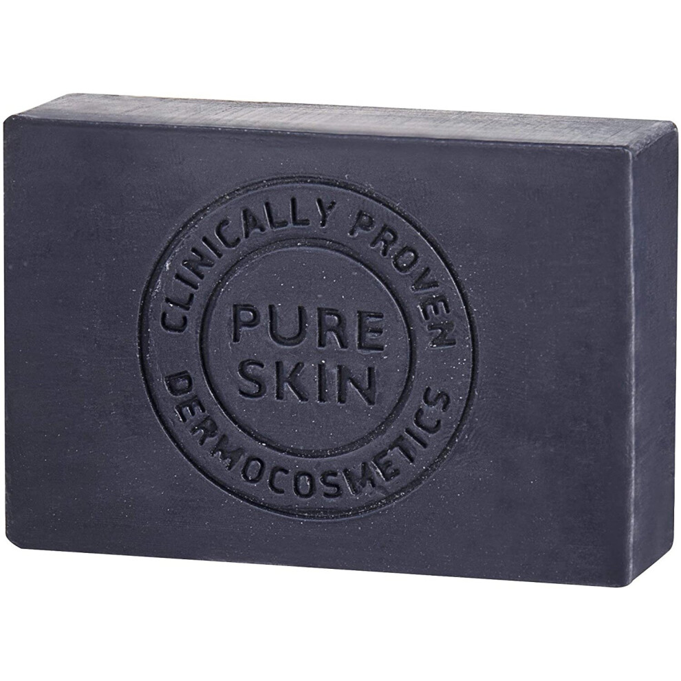 Biotrade Black Charcoal Soap Pure Skin Detox Removes Blackheads Acne Oiliness Tightens Pores
