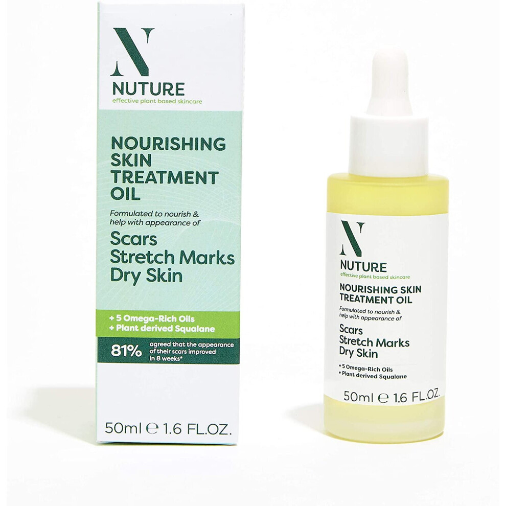Nuture Nourishing Skin Treatment Oil 50Ml | Improves The Appearance Of Scars, Stretchmarks & Dry Skin