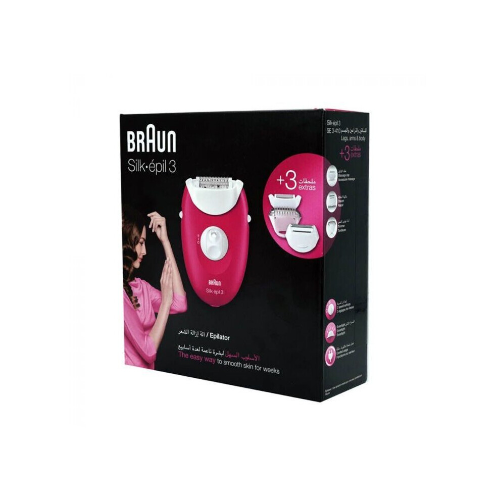 Braun Silk Epil 3 Epilator SE 3-410