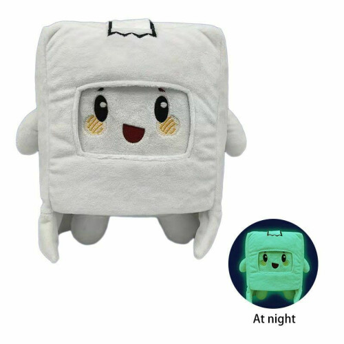 (Boxy-Luminous) Lankybox Plush Toy Glow in the Dark Boxy Foxy Rocky Luminous DollS Gift