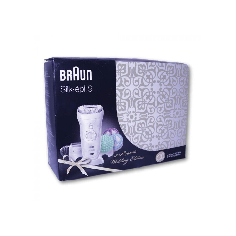 Braun Silk-Epil 9 Wet & Dry Epilator 9961 Can shave and trim sensitive areas