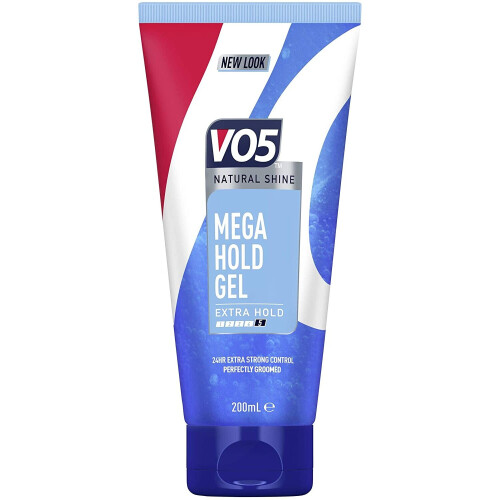 VO5 Vo5 Mega Hold 24 hour control Styling Gel for controlled, natural hairstyles 200ml