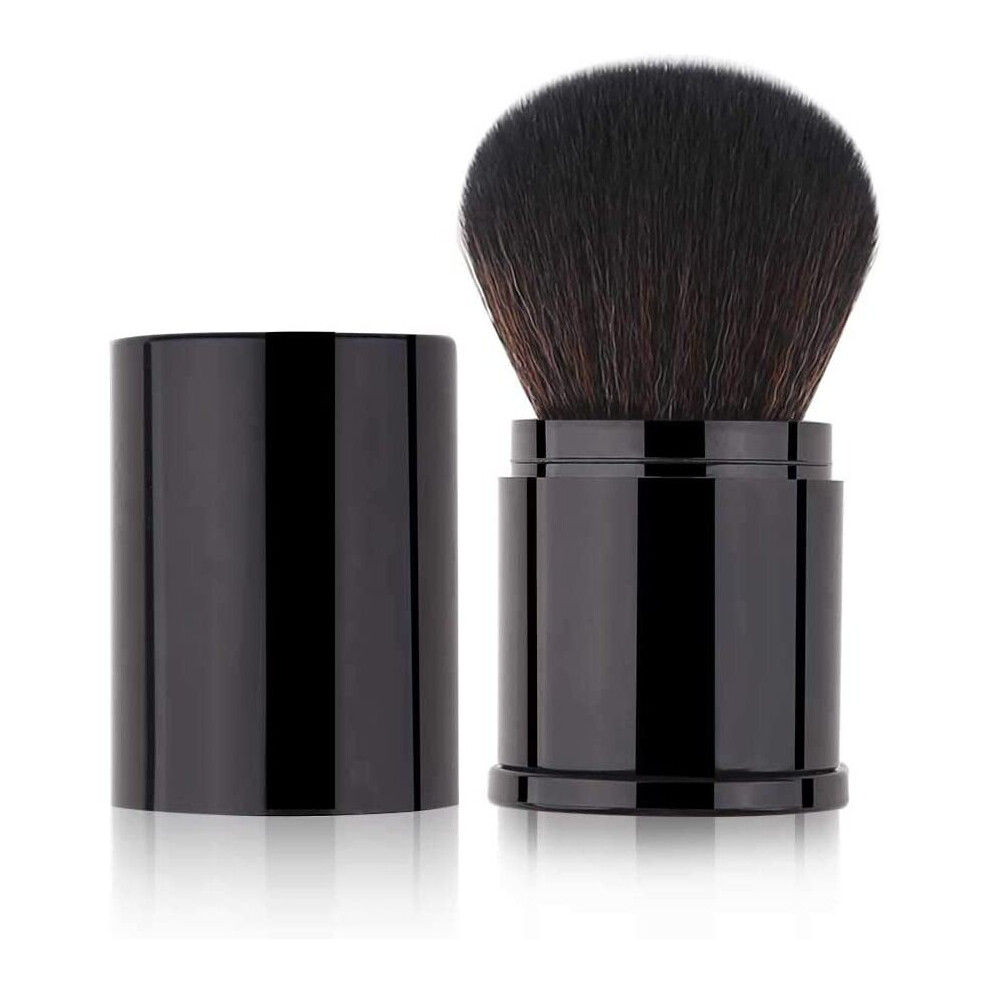 Cream Retractable Kabuki Makeup Brush Daubigny Powder Brushes Foundation Travel Foundation Brush For Blush Bronzer & Powder