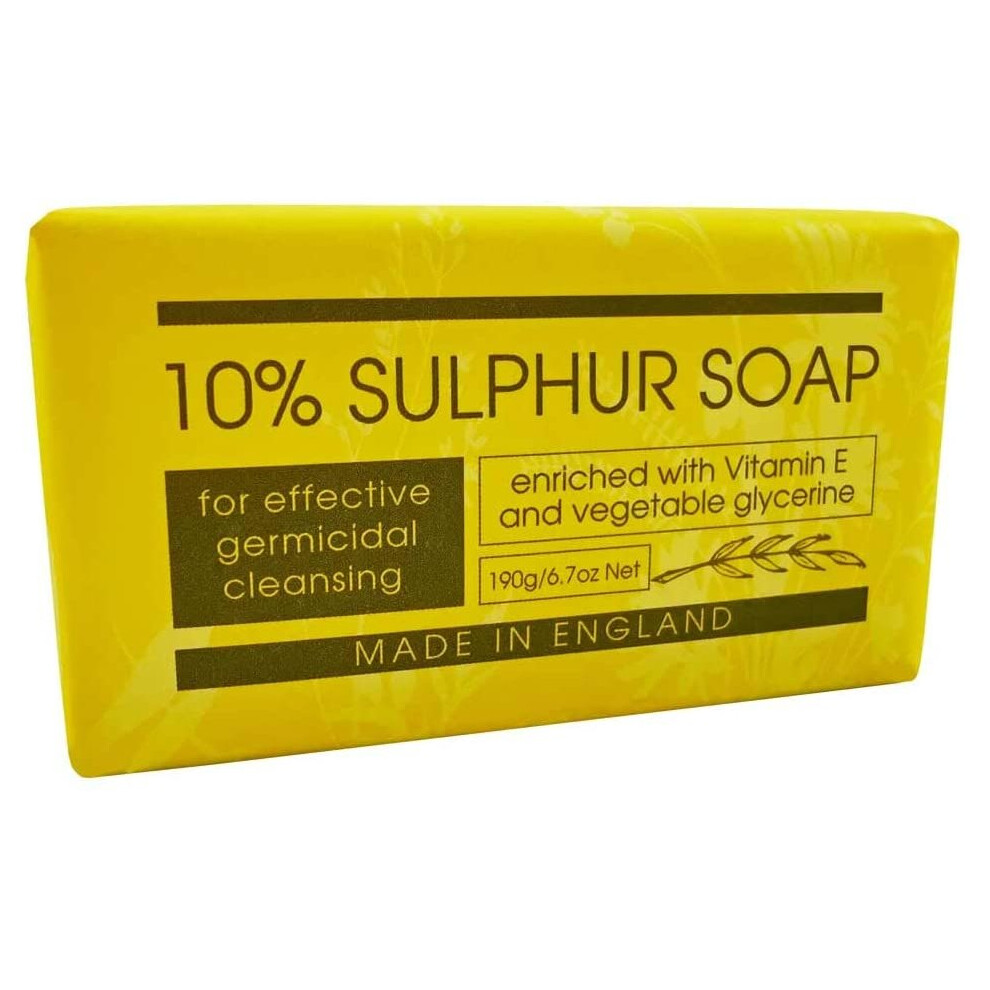 The English Soap Company 10% Sulphur Soap 200g