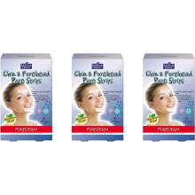 Purederm Chin & Forehead Pore Strips - Pack of 3 (18 Strips)
