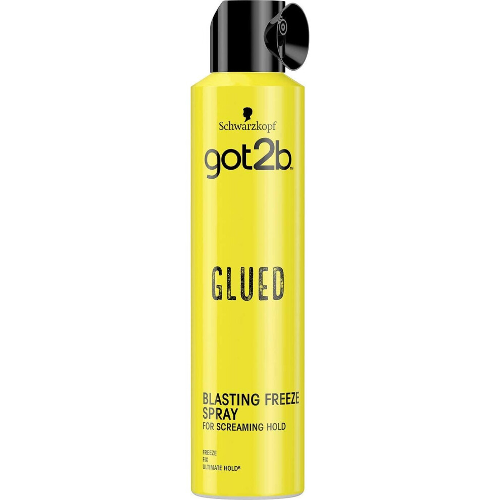 Schwarzkopf got2b Glued Blasting Freeze Hair Spray, 300 ml