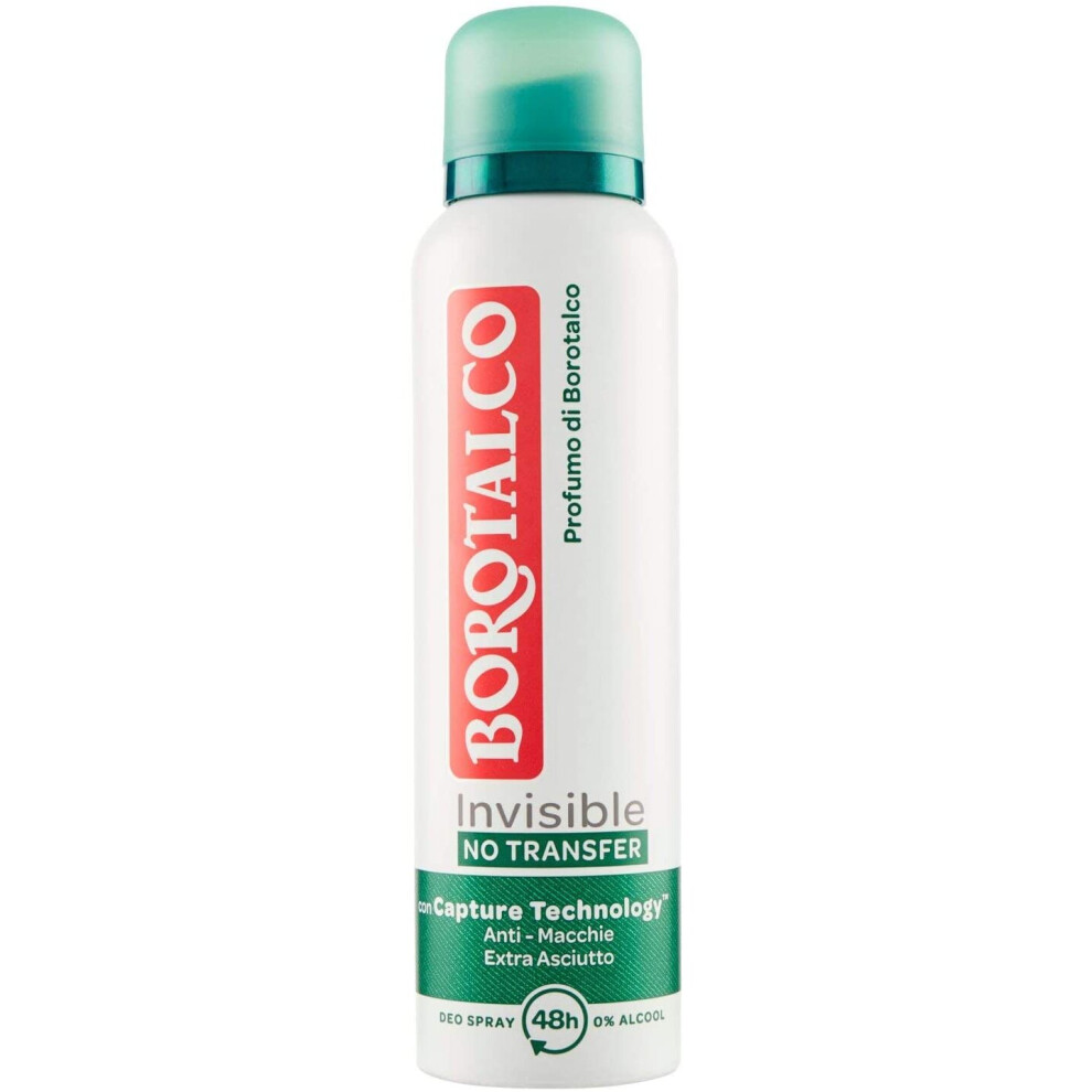Borotalco Deodorant Spray Original Invisible 150 Ml