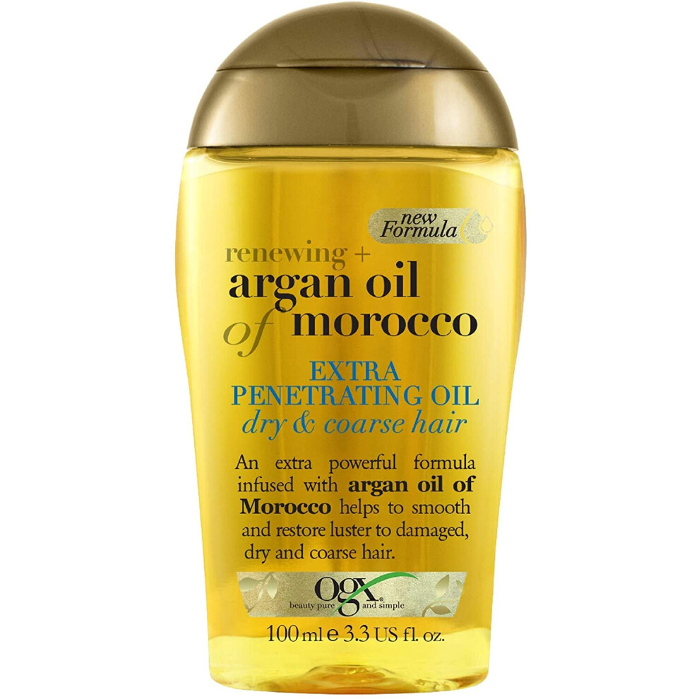 Ogx Argan Oil Of Morocco Extra Penetrating Hair Oil For Dry Hair, 100 Ml