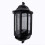 ASD HL/BK060 Half Lantern Outdoor Wall Light Fitting - Black (FIN865) 1