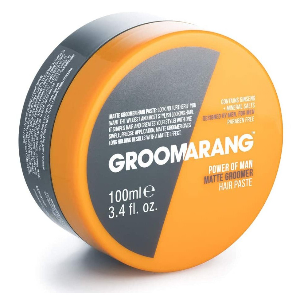 Groomarang Power Of Man 'Matte Groomer' Hair Paste 100Ml