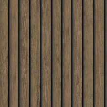 Holden Decor Wood Slat Dark Oak Wallpaper 13130