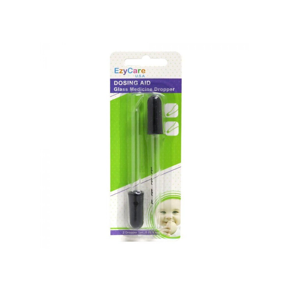 Ezy Care Ezycare Dosing Aid Glass Medicine Dropper 1 Ml 2'S 11508