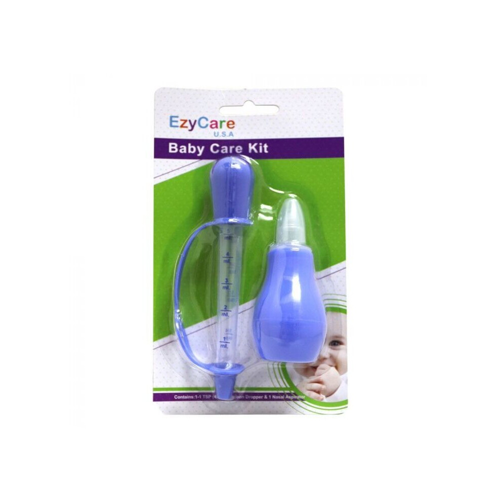 Medicine Spoon Dropper & Nasal Aspirator Baby Care Kit Easy To Clean Ezycare
