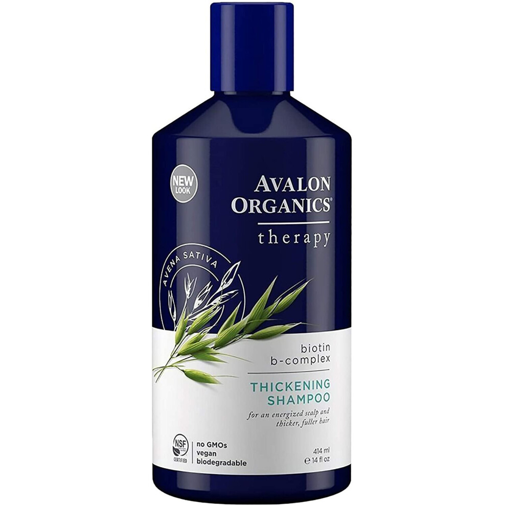 Avalon Organics, Biotin B-Complex Thickening Shampoo, 414ml