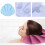 (blue) Home Spa Inflatable Bath Pillow Cups Shell Shaped Neck Bathtub Cushion 2