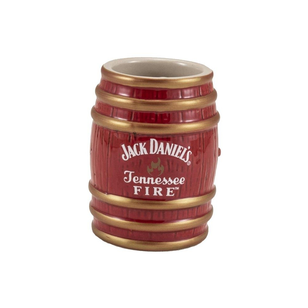 Jack Daniels 844684 Jack Daniels Tennessee Fire Barrel Ceramic Shot Glass