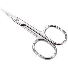 LIVINGO Premium Manicure Scissors Multi-Purpose Stainless Steel Cuticle Pedicure Beauty Grooming Kit for Nail, Eyebrow, Eyelash, Dry Skin Curved Blade