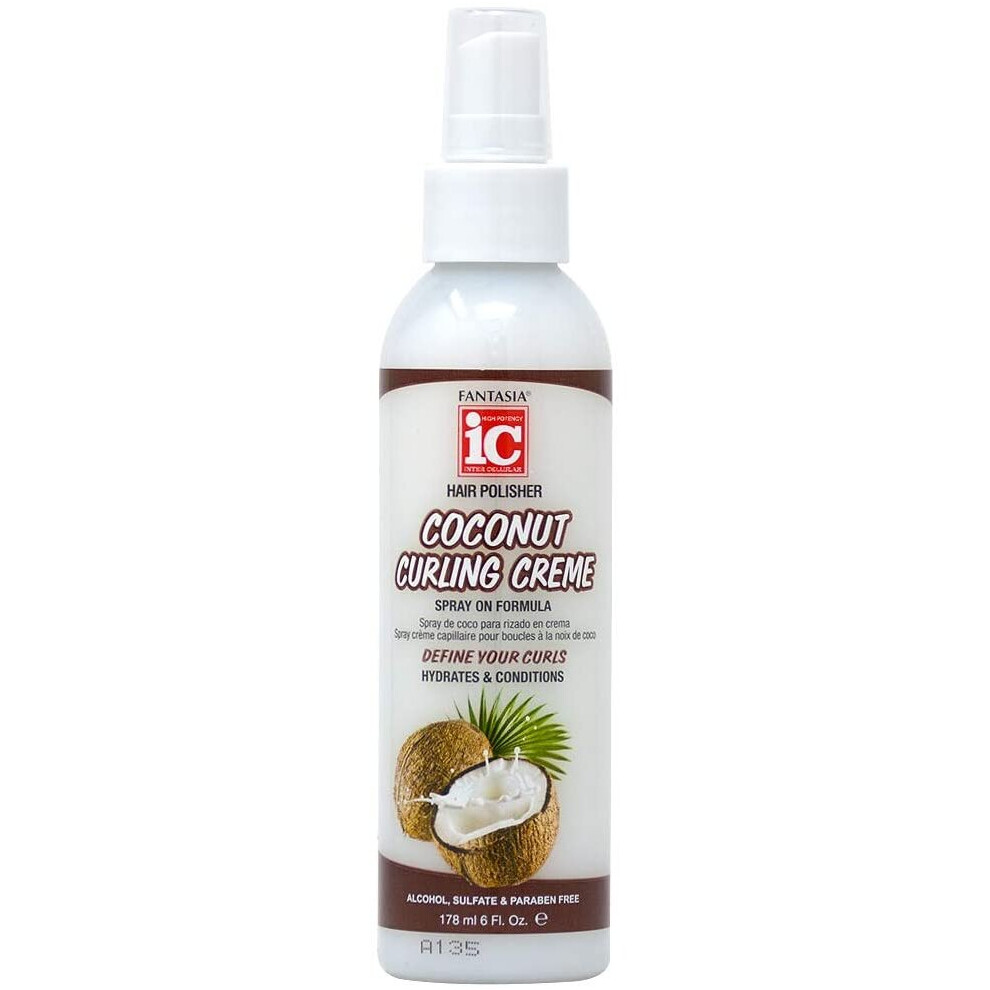 Fantasia Ic Cream Coconut Curling 6Oz
