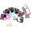 23 x 12cm Folding Travel Mirror True Image, Black 2