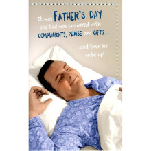 Funny Spoil Dad Father's Day Card Greeting Cards