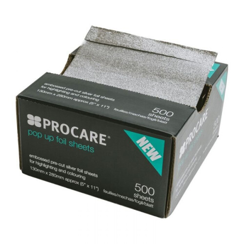 Procare Premium Pop Up Foil Sheets 13cm x 28cm 500 Sheets