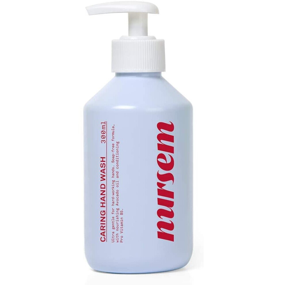 Nursem CARING HAND WASH – 300ml | Natural, ultra-gentle soap-free formula for very dry hands
