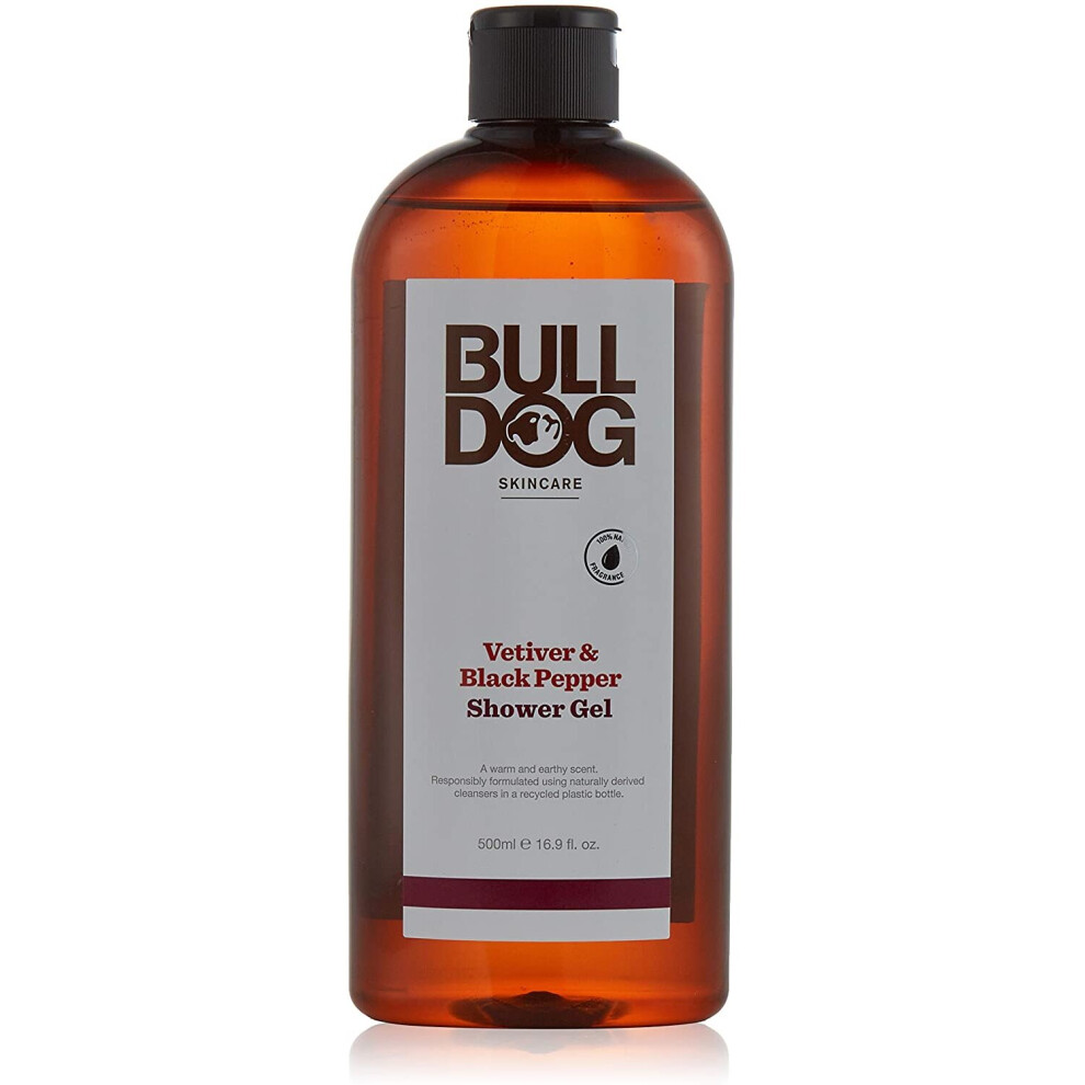 Bulldog Skincare Bulldog - Black Pepper & Vetiver Shower Gel 500Ml