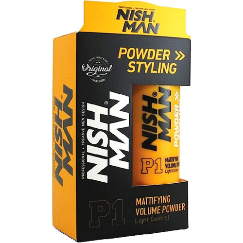 Nishman Mattifying Volume Powder Wax, Yellow, 20 gram 1