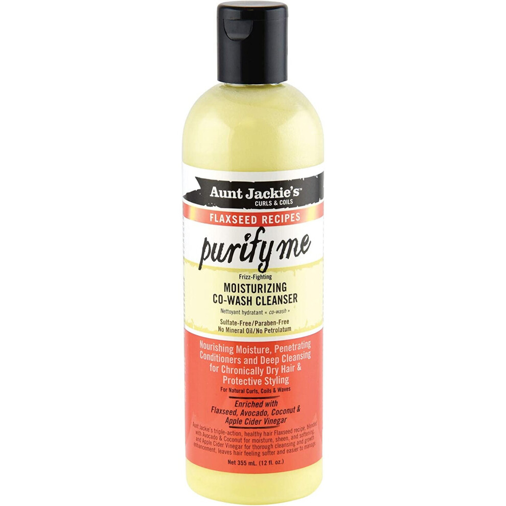 Aunt Jackie's Curls And Coils Moisturising Co-Wash Cleanser 355 Ml