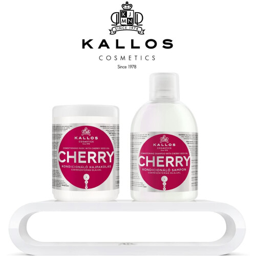 Kallos KJMN, Mujer, Cabello Dañado, 1000 ml, Cereza 2
