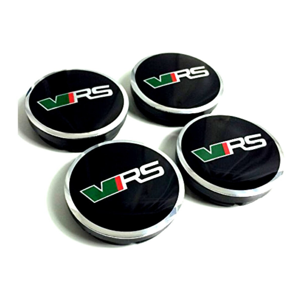 VRS Skoda Car Wheel Center Caps Hub Cover 60mm 4 PCS For Felicia Octavia Fabia Roomster Superb Yeti Rapid Citigo