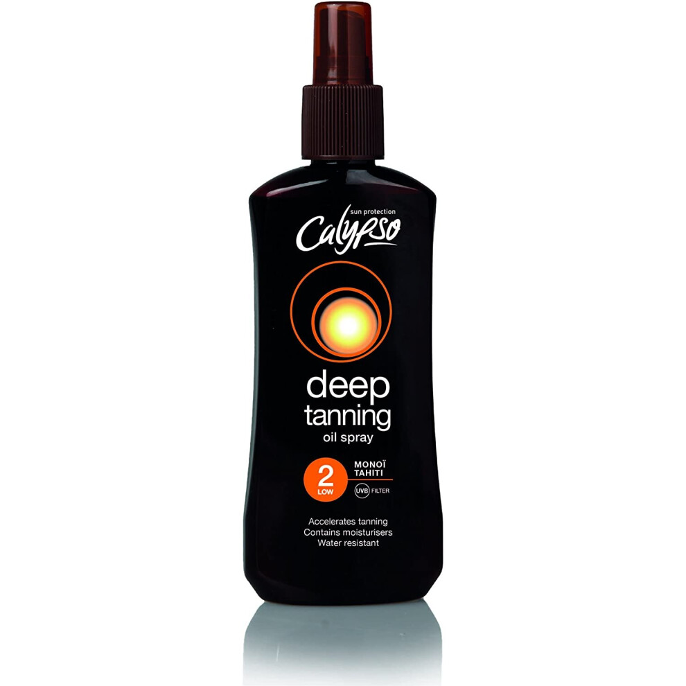 Calypso Deep Tanning Monoi Tahiti Oil Spray SPF2 - 200 ml
