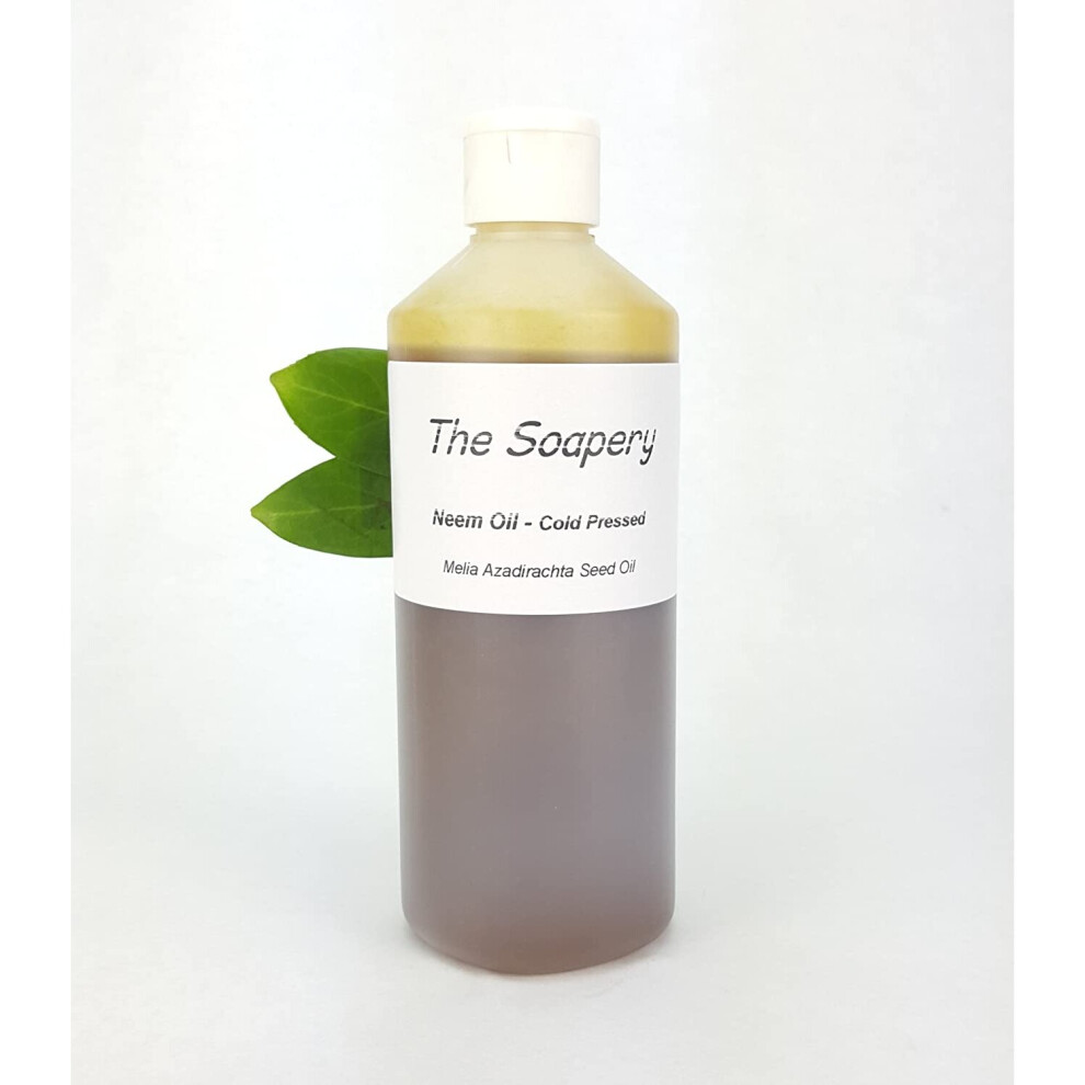 Thesoapery Neem Oil 500Ml - Cold Pressed, Virgin, Unrefined - 100% Natural
