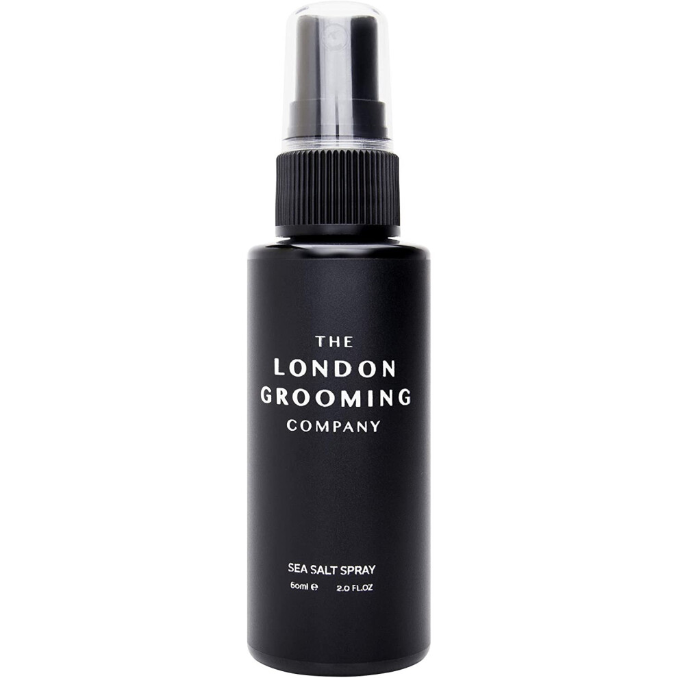 The London Grooming Company Sea Salt Texturizing Spray for Men - Firm Hold and Matte Finish - 60ml Water Based Men's Hair Product for Texture and