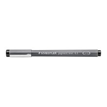 Staedtler 732850 0.4 mm Pigment Liner Felt-Tip Pen - Black
