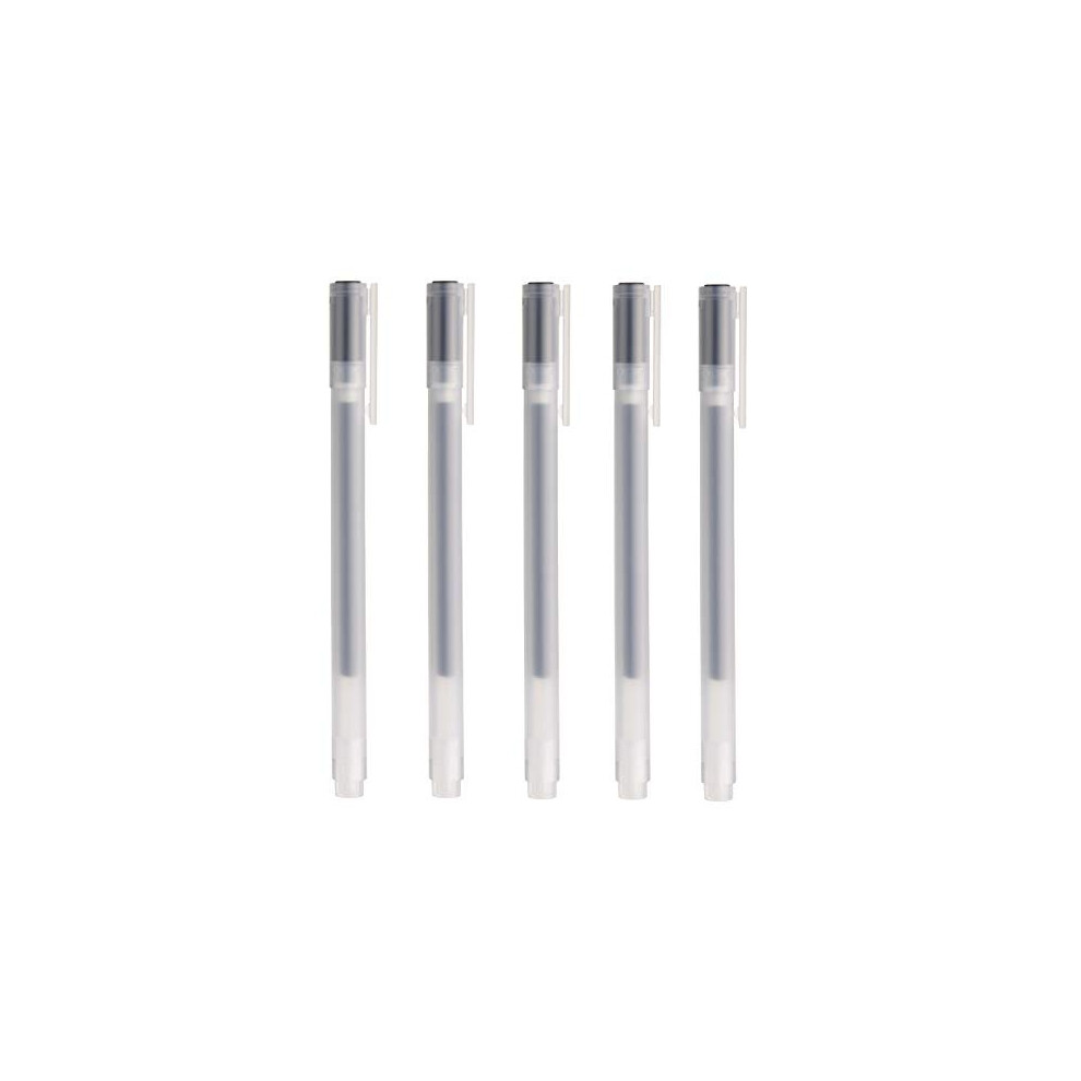 MUJI 0.38mm Black Gel Ink Pen (Pack of 5)
